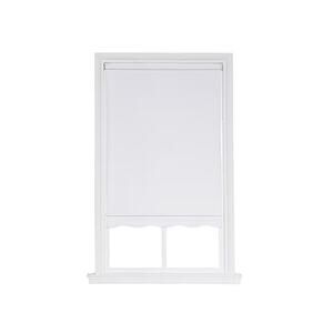 36x64 Paige Cut To Width Cordless Blackout Fringed Roller Shade  Brilliant White